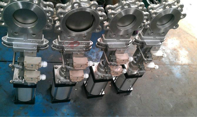 PZ673H、PZ673X氣動(dòng)刀形閘閥