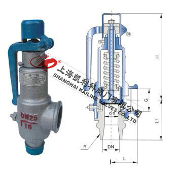 A27H、A27W、A27Y彈簧微啟式外螺紋安全閥